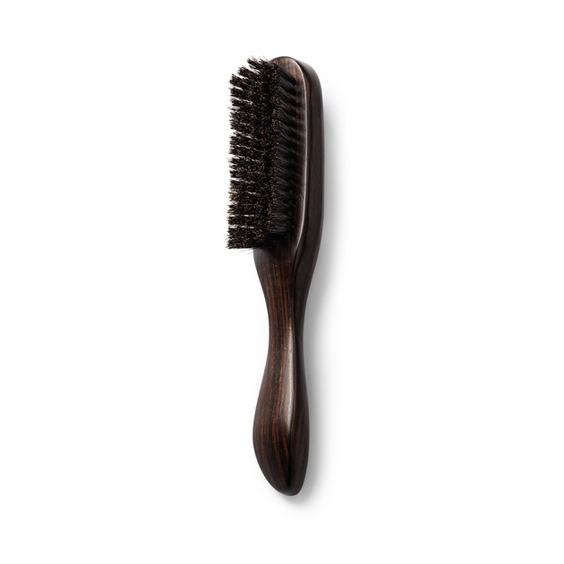 Beard brush with handle