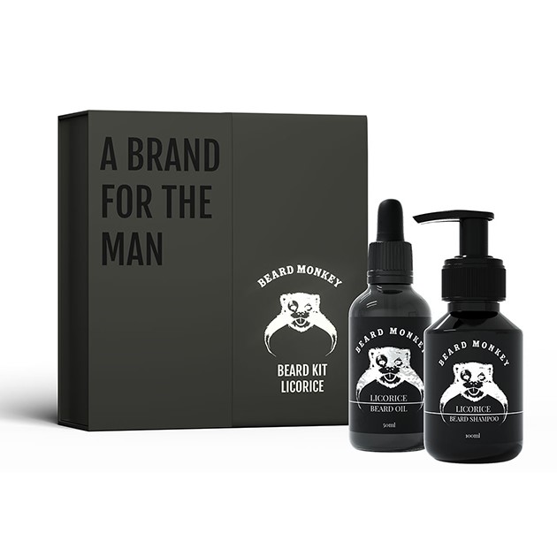 Beard Monkey Gift Set Licorice
