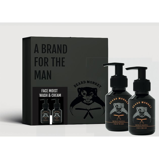 Beard Monkey Gift Set Face Wash/Day Cream