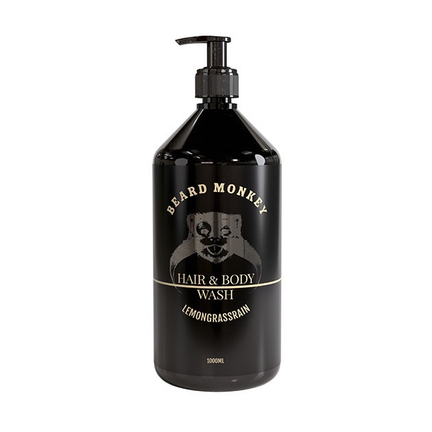 Beard Monkey Hair & Body - Lemongrass 1000 ml