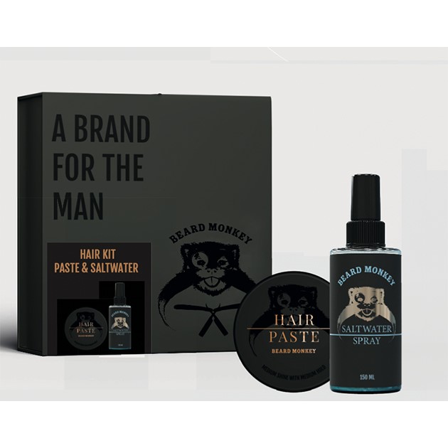 Beard Monkey Gift Set Hair Paste/Saltwater Spray