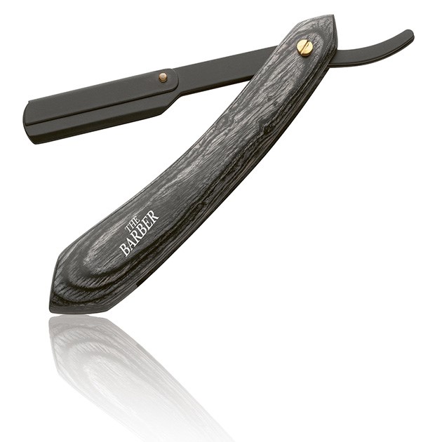 The barber Shaving knife carbone wood