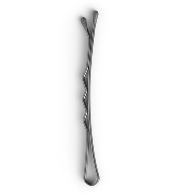 Hair grips silver 51 mm