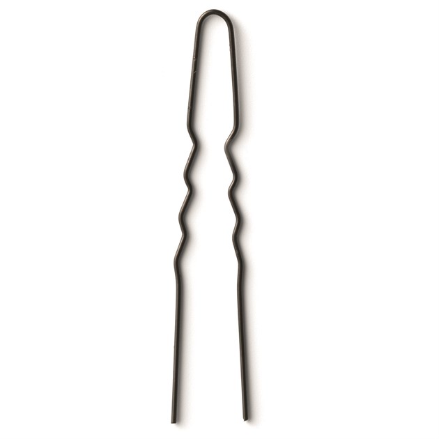 Curly pin, black, 44