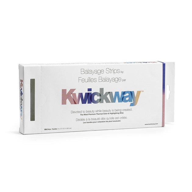 Kwick Way Clear thermal balayage strips, 30 cm