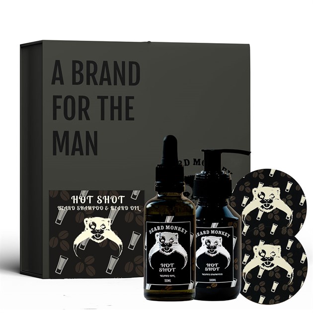 Beard Monkey Gift Set - Hot Shot